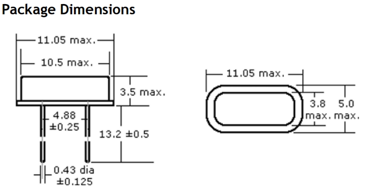 151-25.000M-SR-25HR-VS,151系列插件晶振,25MHZ,Oscilent電話(huà)機(jī)晶振